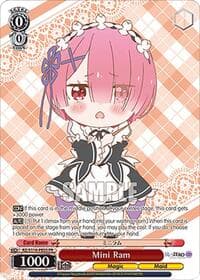 Mini Ram (PR) - Re:ZERO -Starting Life in Another World- Vol.3 - Weiss Schwarz card