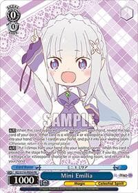 Mini Emilia (PR) - Re:ZERO -Starting Life in Another World- Vol.3 - Weiss Schwarz card