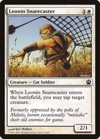 Leonin Snarecaster - Theros - Magic: The Gathering card