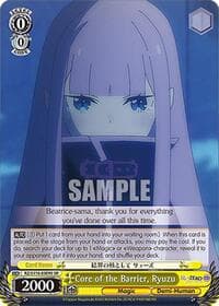 Core of the Barrier, Ryuzu (SR) - Re:ZERO -Starting Life in Another World- Vol.3 - Weiss Schwarz card