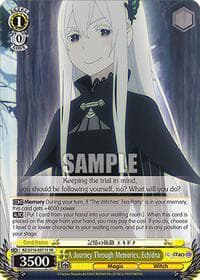 A Journey Through Memories, Echidna (SR) - Re:ZERO -Starting Life in Another World- Vol.3 - Weiss Schwarz card