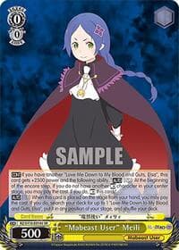 "Mabeast User" Meili (SR) - Re:ZERO -Starting Life in Another World- Vol.3 - Weiss Schwarz card