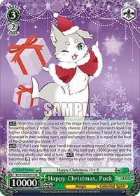 Happy Christmas, Puck (SR) - Re:ZERO -Starting Life in Another World- Vol.3 - Weiss Schwarz card