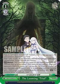 The Looming "Trial" (SR) - Re:ZERO -Starting Life in Another World- Vol.3 - Weiss Schwarz card