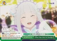 Offbeat Steps Under the Moonlight (RRR) - Re:ZERO -Starting Life in Another World- Vol.3 - Weiss Schwarz card