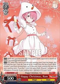 Happy Christmas, Ram (SR) - Re:ZERO -Starting Life in Another World- Vol.3 - Weiss Schwarz card