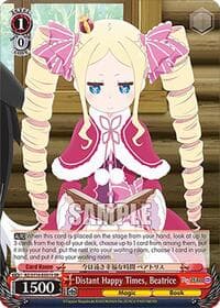 Distant Happy Times, Beatrice (SR) - Re:ZERO -Starting Life in Another World- Vol.3 - Weiss Schwarz card