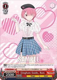 Gingham Guide, Ram (SR) - Re:ZERO -Starting Life in Another World- Vol.3 - Weiss Schwarz card