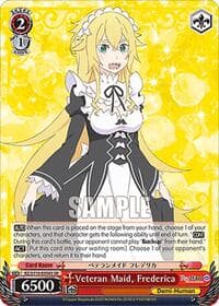 Veteran Maid, Frederica (SR) - Re:ZERO -Starting Life in Another World- Vol.3 - Weiss Schwarz card