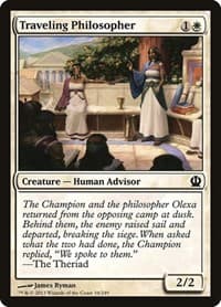 Traveling Philosopher - Theros - Magic: The Gathering card