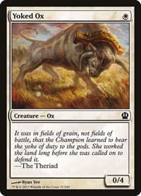 Yoked Ox - Theros - Magic: The Gathering card