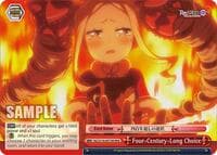 Four-Century-Long Choice (RRR) - Re:ZERO -Starting Life in Another World- Vol.3 - Weiss Schwarz card