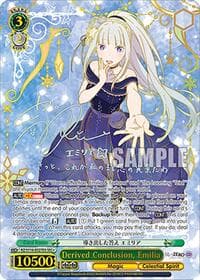 Derived Conclusion, Emilia (SEC+) - Re:ZERO -Starting Life in Another World- Vol.3 - Weiss Schwarz card