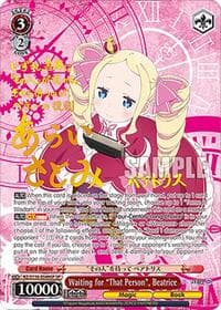 Waiting for "That Person", Beatrice (SP) - Re:ZERO -Starting Life in Another World- Vol.3 - Weiss Schwarz card