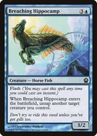 Breaching Hippocamp - Theros - Magic: The Gathering card