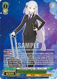 Let's Sing of the Future Together With You, Emilia (ENX) - Re:ZERO -Starting Life in Another World- Vol.3 - Weiss Schwarz card