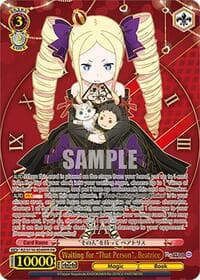 Waiting for "That Person", Beatrice (PR) - Re:ZERO -Starting Life in Another World- Vol.3 - Weiss Schwarz card