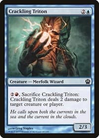 Crackling Triton - Theros - Magic: The Gathering card