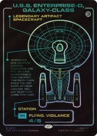 U.S.S. Enterprise-D, Galaxy-Class (Showcase) - Star Trek - Magic: The Gathering card