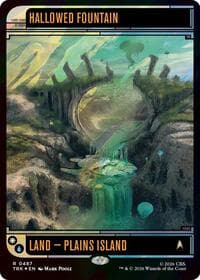 Hallowed Fountain (Surge Foil) - Star Trek - Magic: The Gathering card