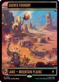 Sacred Foundry (Surge Foil) - Star Trek - Magic: The Gathering card