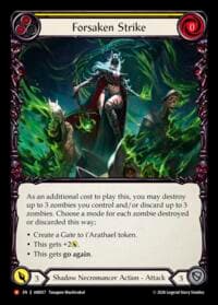 Forsaken Strike - Usurp the Shadow Throne - Flesh and Blood TCG card