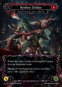 Restless Outlaw (Marvel) - Usurp the Shadow Throne - Flesh and Blood TCG card