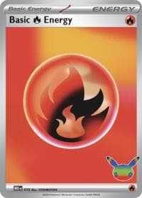 Basic Fire Energy - 010 (30th Celebration) - MEE: Mega Evolution Energies - Pokemon card