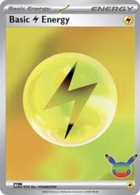 Basic Lightning Energy - 012 (30th Celebration) - MEE: Mega Evolution Energies - Pokemon card