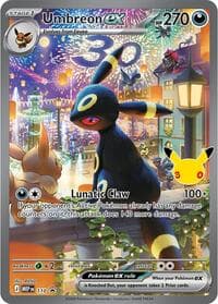 Umbreon ex - 110 (30th Celebration) - ME: Mega Evolution Promo - Pokemon card