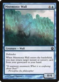 Mnemonic Wall - Theros - Magic: The Gathering card