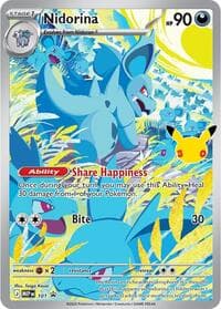 Nidorina - 101 (30th Celebration) - ME: Mega Evolution Promo - Pokemon card