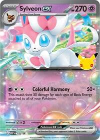 Sylveon ex - 100 (30th Celebration) - ME: Mega Evolution Promo - Pokemon card