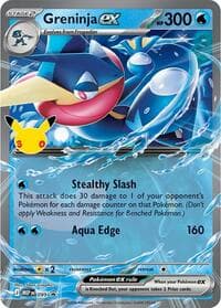 Greninja ex - 099 (30th Celebration) - ME: Mega Evolution Promo - Pokemon card