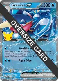 Greninja ex - 099 (30th Celebration) - Jumbo Cards - Pokemon card