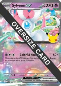 Sylveon ex - 100 (30th Celebration) - Jumbo Cards - Pokemon card