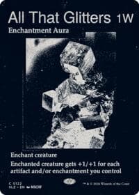 All That Glitters (0122) - Secret Lair x MSCHF: The Zeta Set - Magic: The Gathering card
