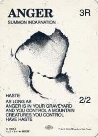 Anger (0054) - Secret Lair x MSCHF: The Zeta Set - Magic: The Gathering card