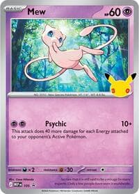 Mew - 105 (30th Celebration) - ME: Mega Evolution Promo - Pokemon card