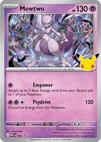 Mewtwo - 104 (30th Celebration) - ME: Mega Evolution Promo - Pokemon card