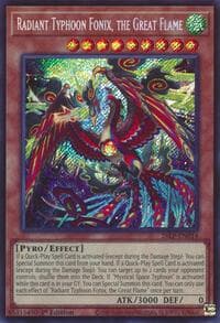 Radiant Typhoon Fonix, the Great Flame (Secret Rare) - Limited Pack World Championship 2026 - YuGiOh card