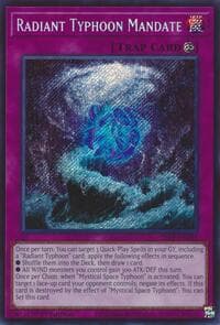 Radiant Typhoon Mandate (Secret Rare) - Limited Pack World Championship 2026 - YuGiOh card