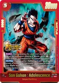 Son Gohan : Adolescence - FB11-016 (Alternate Art) - Brightness of Hope - Dragon Ball Super: Fusion World card