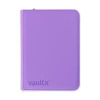 Vault X Zip Binder Exo-Tec - Just Purple 9 Pocket - Vault X Card Binders - Storage Albums card