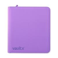 Vault X Zip Binder Exo-Tec - Just Purple 12 Pocket - Vault X Card Binders - Storage Albums card