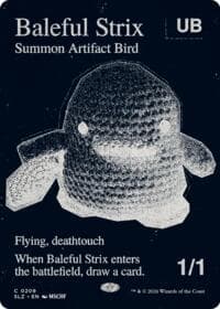 Baleful Strix (0209) - Secret Lair x MSCHF: The Zeta Set - Magic: The Gathering card