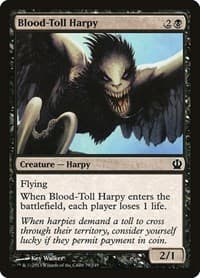 Blood-Toll Harpy - Theros - Magic: The Gathering card