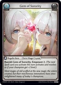 Gem of Sorority - .asphodel/paradise Draft Pack - Grand Archive TCG card