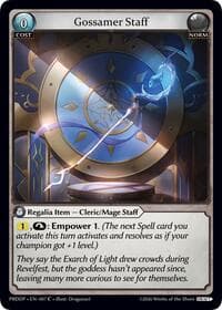 Gossamer Staff - .asphodel/paradise Draft Pack - Grand Archive TCG card