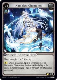 Nameless Champion (Cleric/Mage) - .asphodel/paradise Draft Pack - Grand Archive TCG card